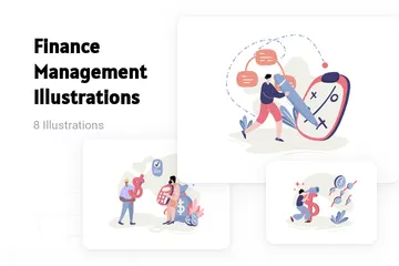 Finance Management Illustration Pack