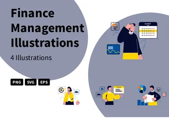 Finance Management Illustration Pack