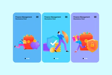 Finance Management Illustration Pack