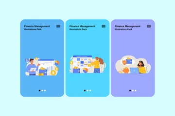 Finance Management Illustration Pack