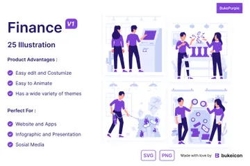 Finance Volume 1 Illustration Pack