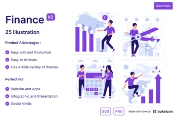 Finance Volume 2 Illustration Pack