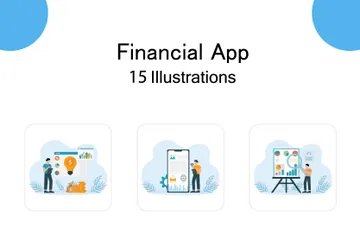 Financial App Illustration Pack