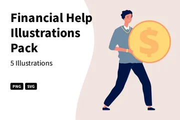 Financial Help Illustration Pack