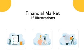 Financial Market Illustration Pack