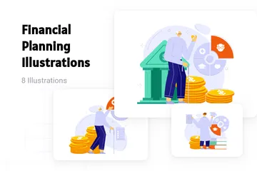 Financial Planning Illustration Pack