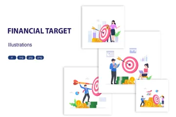 Financial Target Illustration Pack