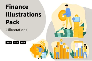 Finanzen Illustrationspack