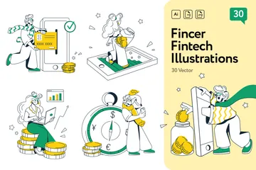 Fincer Illustrationspack