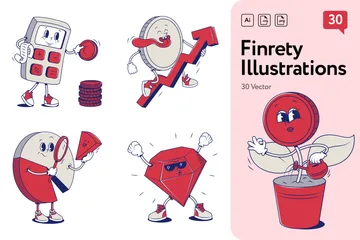 Finretty Pack d'Illustrations