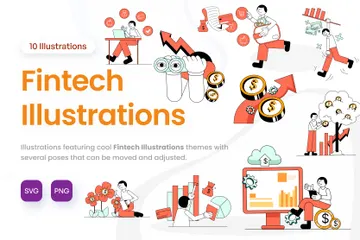 Fintech Illustration Pack