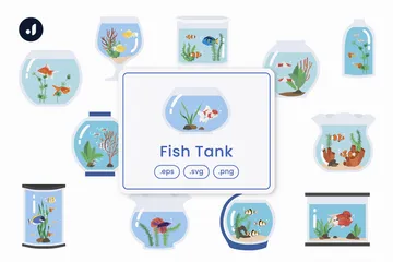 Fish Tank Illustration Pack