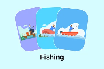 Fishing Illustration Pack