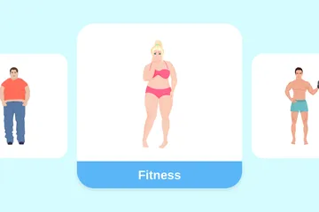 Fitness Illustrationspack