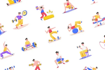 Fitness Illustration Pack