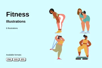 Fitness Illustrationspack