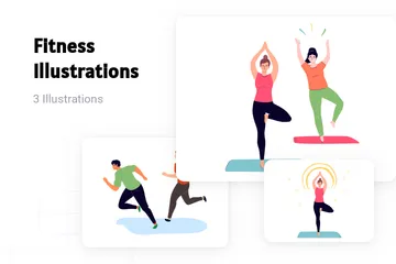 Fitness Illustration Pack