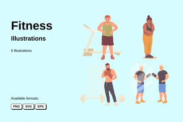 Fitness Illustration Pack