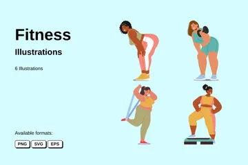 Fitness Illustration Pack