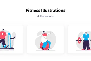 Fitness Illustration Pack