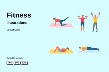 Fitness Illustration Pack