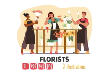 Florists Illustration Pack