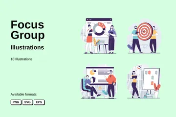 Focus Group Illustration Pack