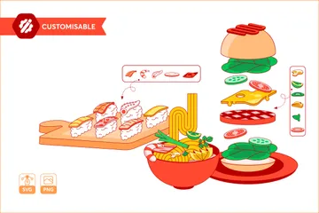 Food Illustration Pack
