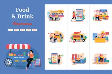 Food And Drink Illustration Pack