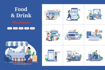 Food And Drink Illustration Pack