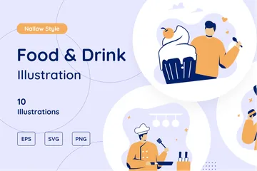 Food And Drink Illustration Pack