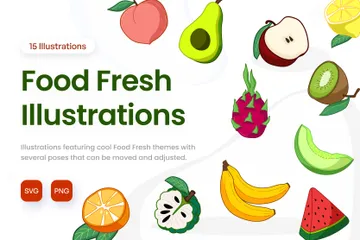 Food Fresh Illustration Pack