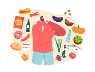 Food Market Illustration Pack