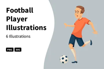 Football Player Illustration Pack