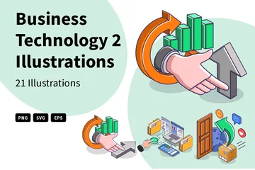Business Technology 2 Illustration Pack