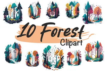 Free Forest Illustration Pack