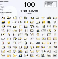 Forgot Password Illustration Pack