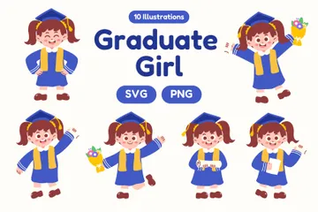 Graduação Pacote de Ilustrações