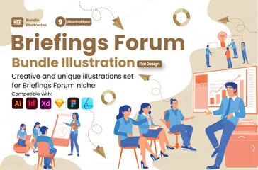 Forum d'information Pack d'Illustrations