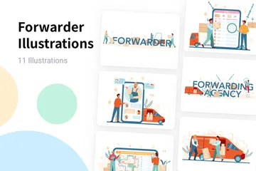 Forwarder Illustration Pack