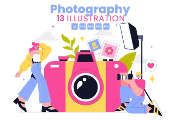 Fotografie Illustrationspack