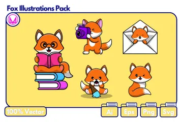 Fox Illustration Pack