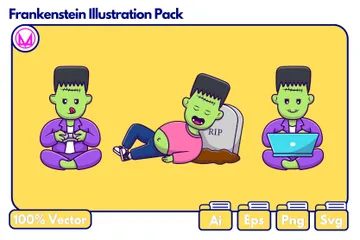 Frankenstein Pack d'Illustrations