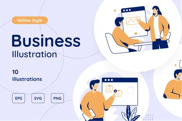 Free Business Illustration Pack