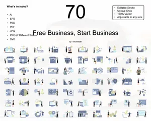 Free Business Illustration Pack