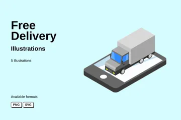 Free Delivery Illustration Pack