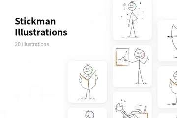 Stick Figure Illustration Bundle