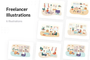 Freelancer Illustration Pack