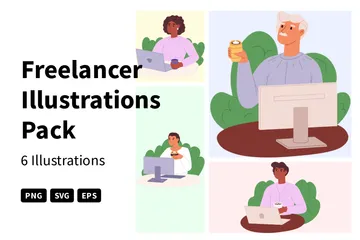 Freelancer Illustration Pack