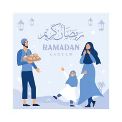 Schönen Ramadan Mubarak Illustrationspack